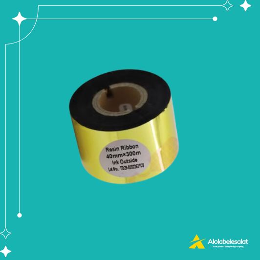 تصویر محصول ریبون پرینتر لیبل زن مدل 40mm x 300m سوپر رزین (40*300)