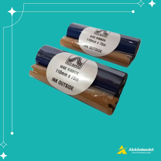 تصویر محصول ریبون پرینتر لیبل زن نیک براز مدل WAX مجموعه 2 عددی | الولیبل اصالت